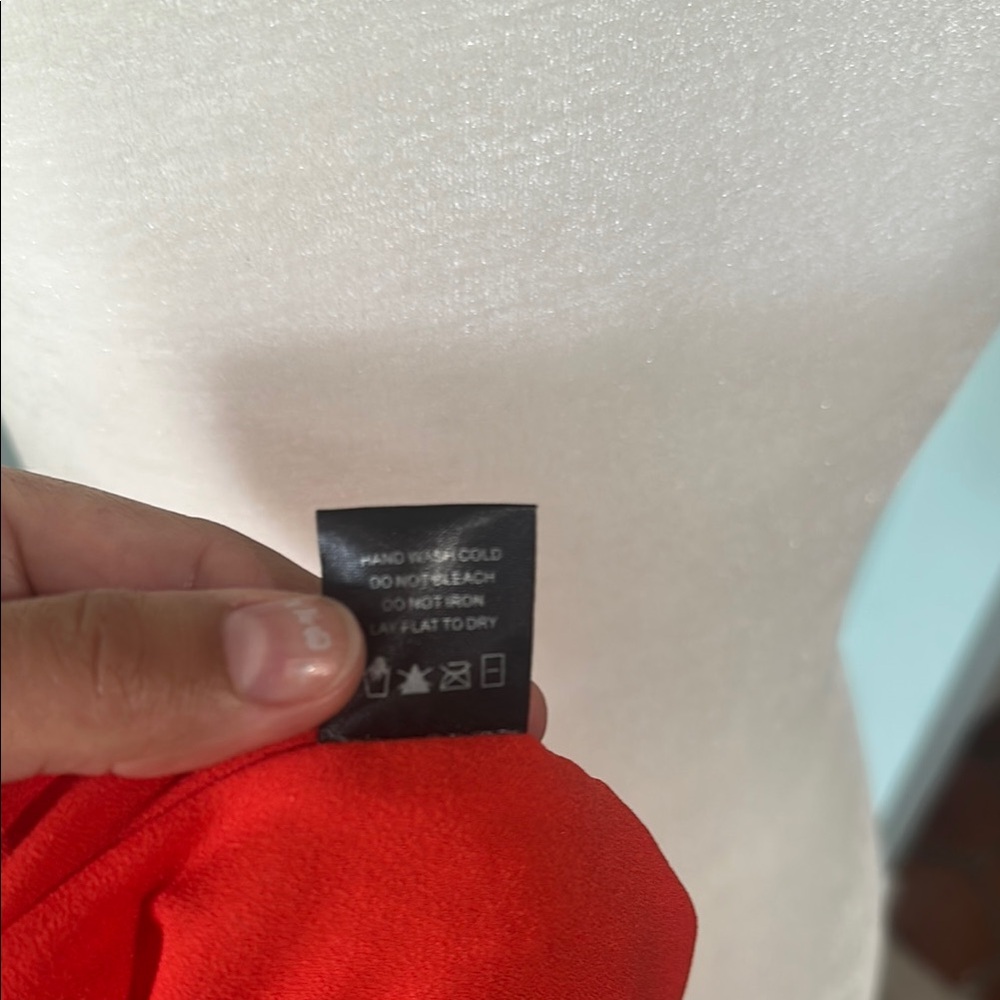 Adelyn Rae Red Halter Sheath Mini Dress - Picture 9 of 10